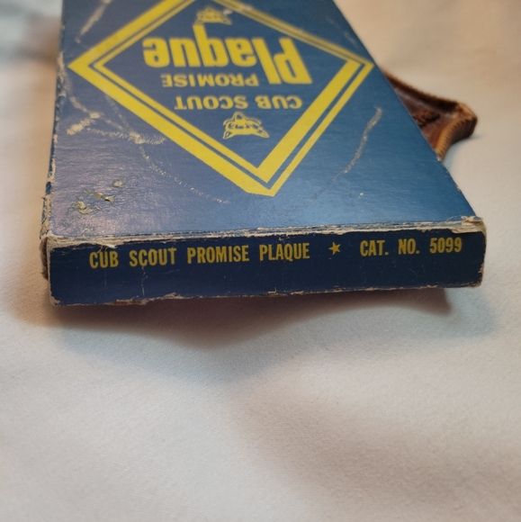 Cub Scout Promise Plaque Vintage Collectible - Picture 8 of 9